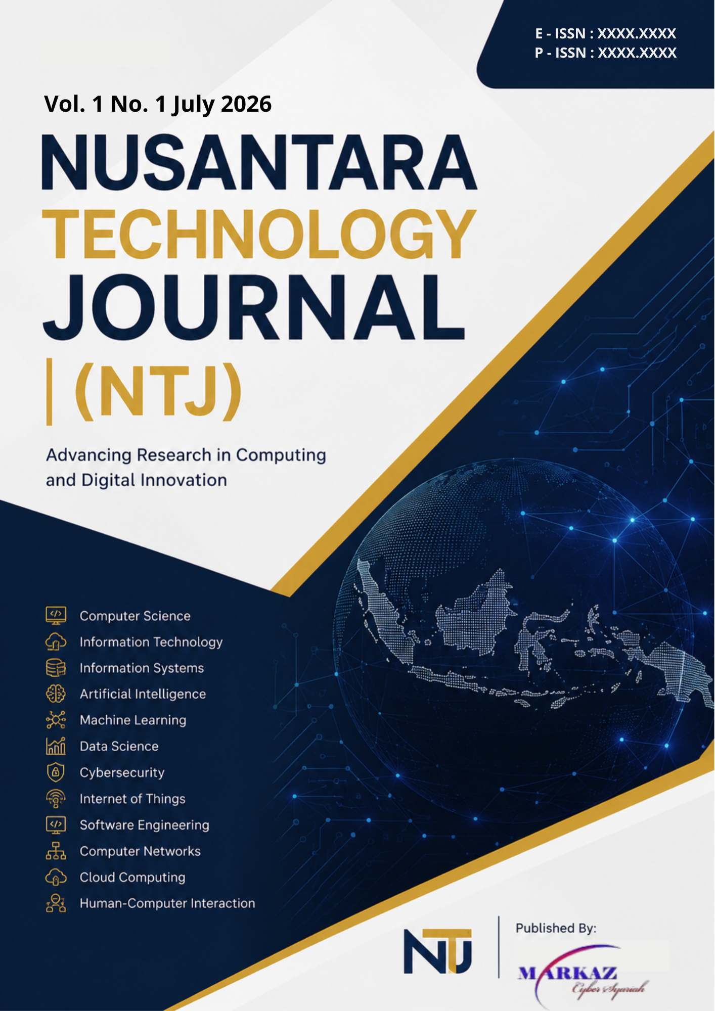 					View Vol. 1 No. 1 July (2026): Nusantara Technology Journal (NTJ)
				